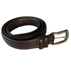 MEZLAN Belt Men’s Leather Brown Size 42